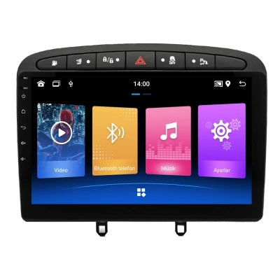 Peugeot 308 Teyp – Peugeot 308 ( 2008+ ) Oem Android Multimedya – Peugeot 308 Android Double Teyp