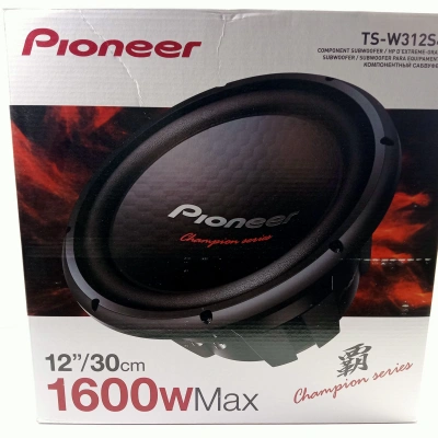 Pioneer 30cm Bass - Pioneer TS-W312S4 1600w 500RMS Subwoofer 30cm