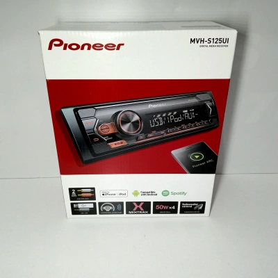 Pioneer Teyp - MVH-S125UI - Çift Amfi Çıkışlı , USB , Aux ve Ekstra Bass