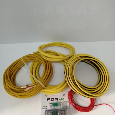 Profesyonel Amfi Kablo Seti 8ga - El Yapımı Rca Kablolu Anfi Kablo Seti - Üst Seviye Üründür