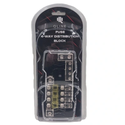 Qline Amfi Sigortalı Blok Dağıtıcı – Qline 4’lü Hem Artı Hem Şase Kablo Dağıtıcı Blok