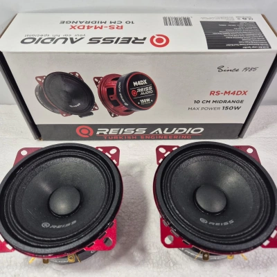 Reiss 10cm Midrange – Reiss RS-M4DX 150w 50RMS - Reiss Pro Midrange 10cm