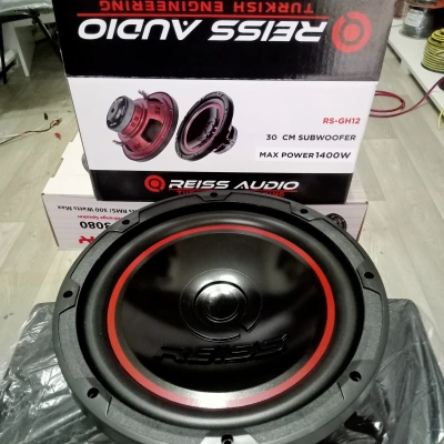 Reiss 30cm Bass - Çift Bobin 1400w 400RMS Subwoofer 30cm 4 + 4 OHM
