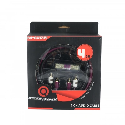 Reiss 4GA Amfi Kablo Seti Kaliteli – Reiss RS-AWG44 Profesyonel Anfi Kablosu Seti 4GA