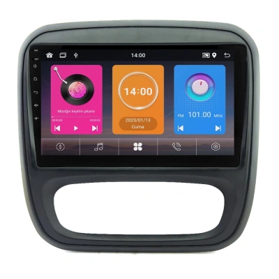 Renault Trafic Teyp – Renault Trafic ( 2015 - 2021 ) Oem Android Multimedya – Renault Trafic Android Double Teyp