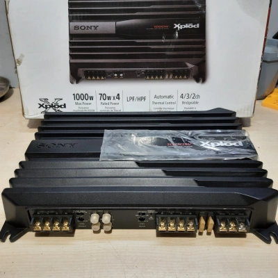 Sony Amfi - Sony XM-N1004 4 Kanallı Oto Anfi