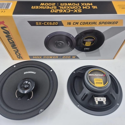 Soundmax 16cm Hoparlör - Soundmax SX-CX620 Kapı Hoparlörü - Soundmax 16cm Koaksiyel Hoparlör