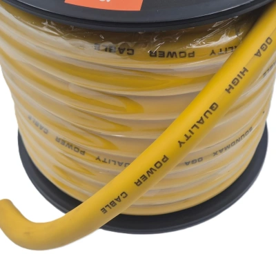 Soundmax Amfi Güç Kablosu 0GA – 5 Metre - Soundmax – 0 GA Anfi Power Kablosu - 5 Mt