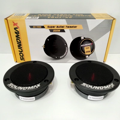 Soundmax Dome Tweeter 10cm - 200w 100RMS 10cm Bullet Tweeter