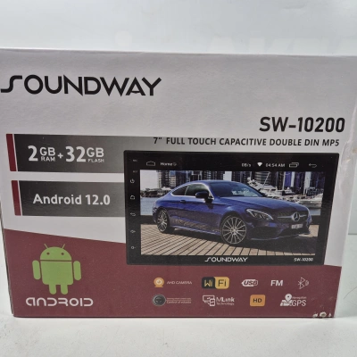 Soundway Android Double Teyp – Android Ekranlı Teyp - 2GB Ram 32GB Hafıza