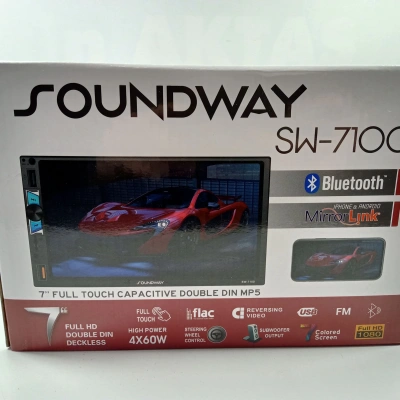 Soundway Double Teyp – Soundway SW-7100 7″ Ekranlı Teyip – Park Kamerası Hediyeli