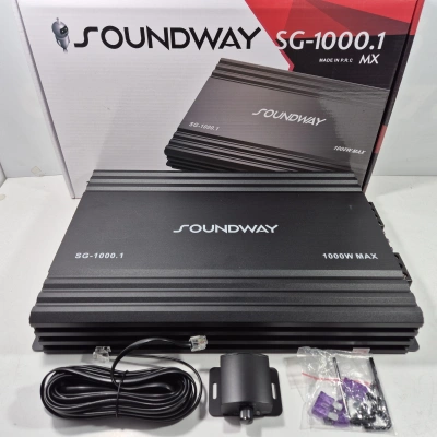 Soundway Mono Amfi 1000 RMS – Soundway SG-1000.1 Bass Anfisi – Bass Kontrollü Mono Anfi