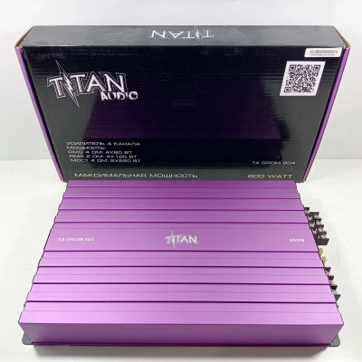 Titan Amfi – 4 x 80 RMS Ses ve Bass Amfisi – Titan XAE-804 AB Class Oto Anfi