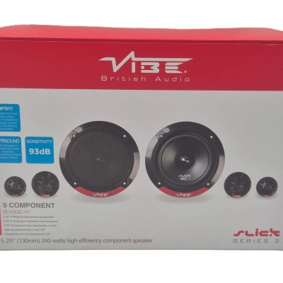 VİBE 13cm Component Hoparlör - VİBE Slick5C-V7 13cm Mid Takımı - VİBE Komponent Hoparlör Seti