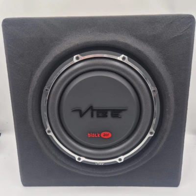 VİBE 25cm Slim Kabin Bass - VİBE BLACKAIR10D2S-V3 900w 300RMS 2+2 Ohm Çift Bobin Slim Subwoofer 30cm - Profesyonel İnce KabinBass