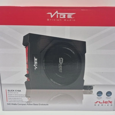 VİBE Koltuk Altı Bass - VİBE SLICKC10A Aktif Kendinden Amfili Aktif Koltuk Altı Subwoofer
