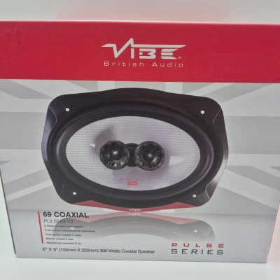 VİBE Oval Hoparlör – VİBE Pulse69-V3 100RMS - VİBE Tweeterli , Kapaklı Kayık Hoparlör