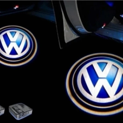 Volkswagen Kapı Altı Led Logo - Volkswagen Hayalet Logo Mesafe Sensörlü - VW Yeni Nesil , Pilli , Yapıştırmalı Kapı Logo