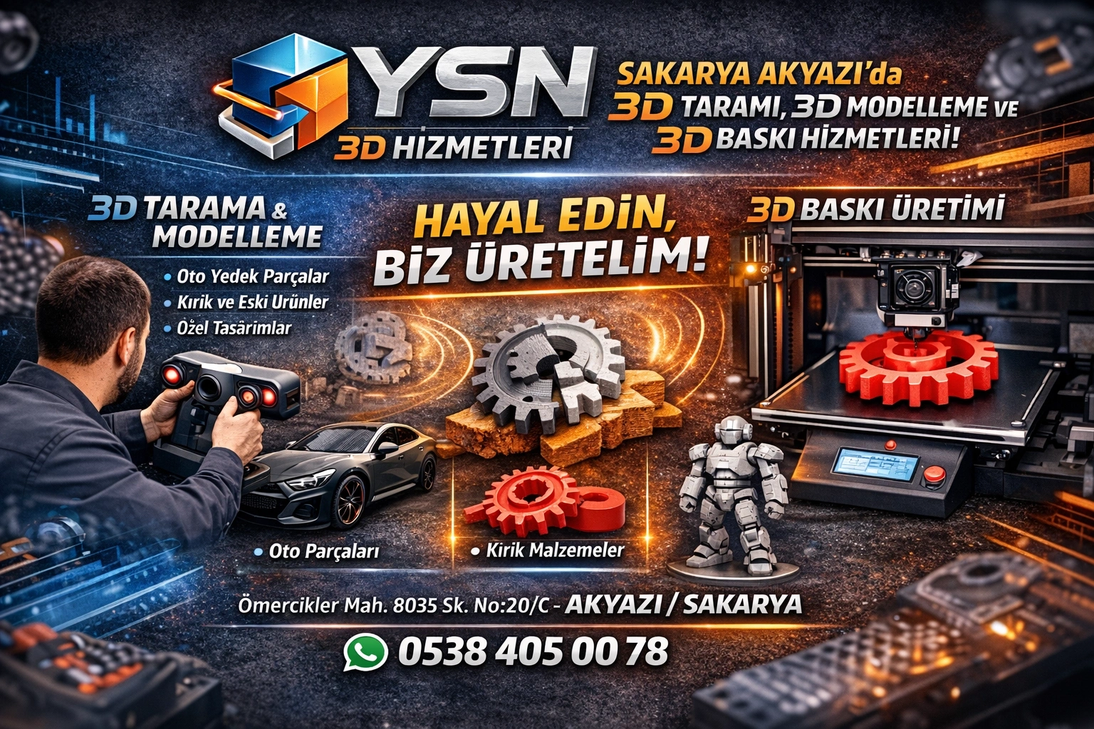 3D Baskı & 3D Tarama