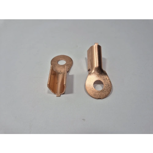 0 GA Bakır Yalıtımsız Amfi Kablo Ucu – Akü Ve Şase Için 50mm Bakır Pabuç - 0ga Amfi Güç Kablosu Ucu - 2 Adet