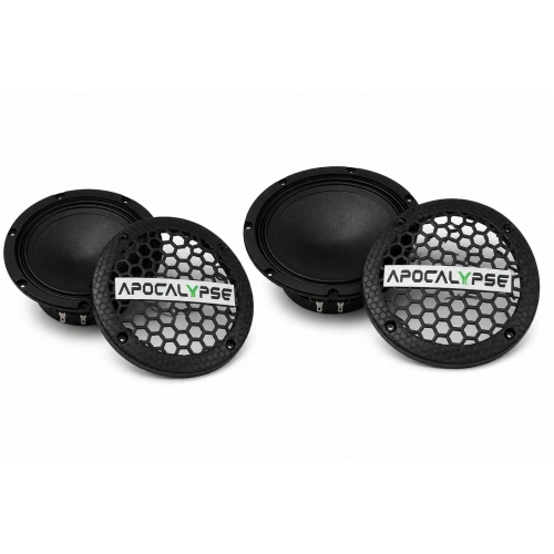 16cm Hoparlör Kapağı - Apocalypse Logolu Kaliteli Plastik Midrange Hoparlör Kapak 16 cm - 2 Adet