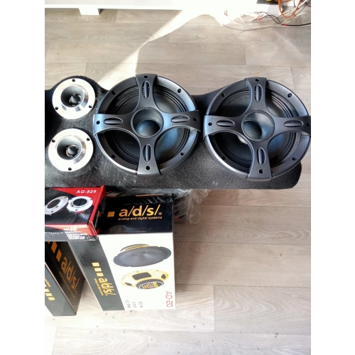 20cm Midrange 2 Takım + 10cm Dome Tweeter + Universal Pandizot - Hazır Ses Sistemi