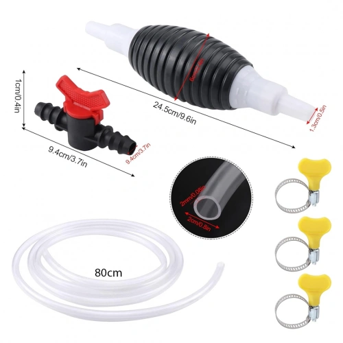 Manuel El Sıvı Aktarma Pompası - Akaryakıt Benzin Mazot Aktarma El Pompası Seti