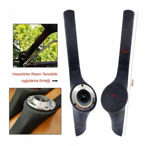 Tofaş Direk Pandizot 10cm Dome Tweeter Yuvalı - Tofaş Ön Direk Pandizot