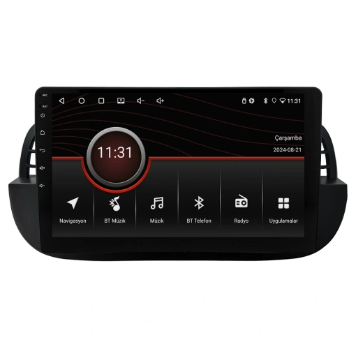 Fiat 500 Android Teyp – Fiat 500 ( 2007 - 2015 ) Oem Android Multimedya – Fiat 500 Android Double Teyp
