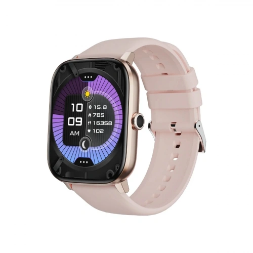 BİX Akıllı Saat Pembe - SW03 2.01” TFT Geniş Ekran, Spor Sağlık Takibi ve Bluetooth , Telefon Görüşme iOS & Android Uyumlu Akıllı Saat