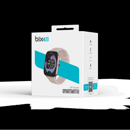 BİX Akıllı Saat Pembe - SW03 2.01” TFT Geniş Ekran, Spor Sağlık Takibi ve Bluetooth , Telefon Görüşme iOS & Android Uyumlu Akıllı Saat