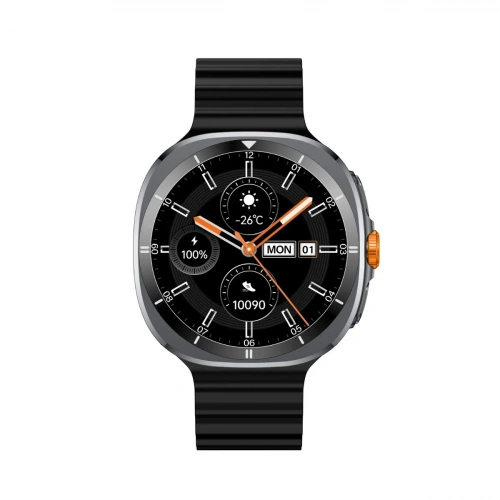 BİX Akıllı Saat - TSW2 1.43″ AMOLED Ekran, Bluetooth 5.3 Telefon Görüşme ve iOS & Android Uyumlu Metal Çerçeveli Akıllı Saat