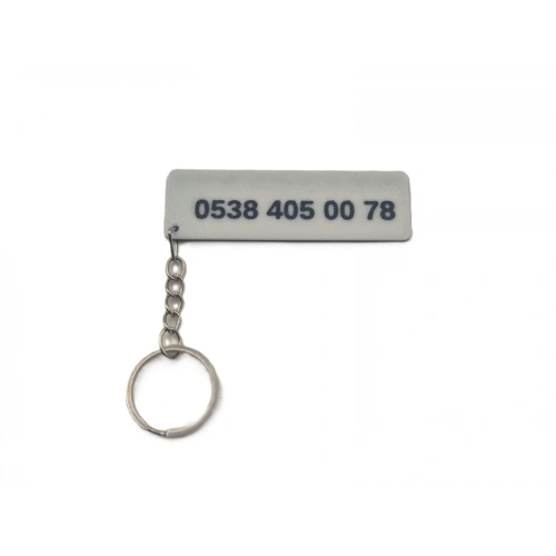 Plaka Anahtarlık , Kişiye Özel - Hediyelik Çift Yönlü Araç Plaka Anahtarlık - Plakalık Şeklinde Anahtarlık