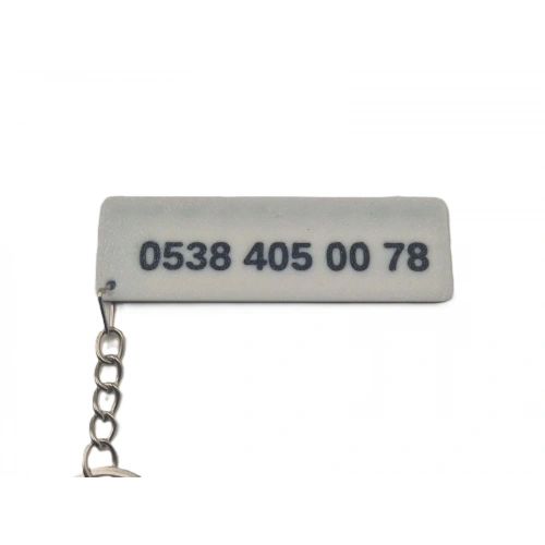 Plaka Anahtarlık , Kişiye Özel - Hediyelik Çift Yönlü Araç Plaka Anahtarlık - Plakalık Şeklinde Anahtarlık