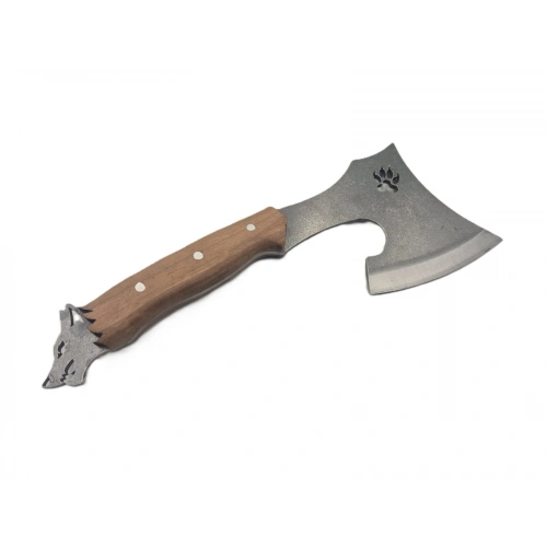 Kurtbaşlı Çelik Balta - 4116 Çelik Balta - Usta İşçilikli , Pimli ,  Kılıflı , Kurt Balta