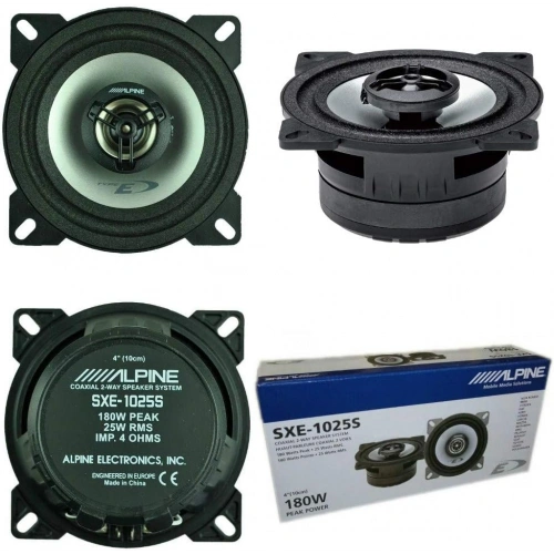 Alpine 10cm Hoparlör - Alpine SXE-1025S Kapı Hoparlörü 10 cm - Alpine Profesyonel Hoparlör 10cm
