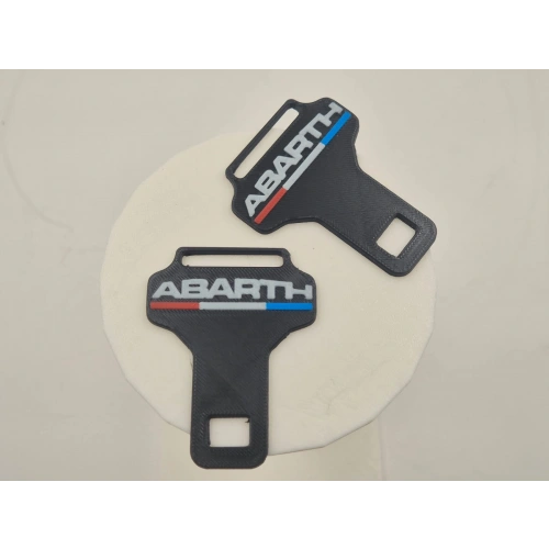 Abarth Kemer Tokası , ABARTH Araç Kemer İkaz Susturucu , Kemer Bip Bip Susturucu - 2 Adet
