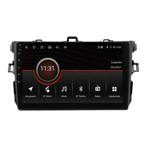 Toyota Corolla Teyp – Toyota Corolla ( 2008 - 2012 ) Oem Android Multimedya – Toyota Corolla Android Double Teyp