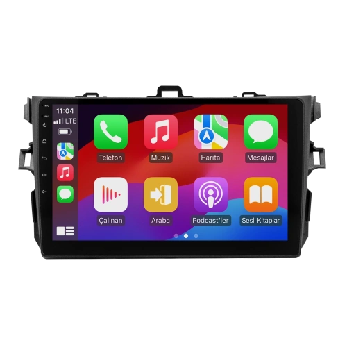 Toyota Corolla Teyp – Toyota Corolla ( 2008 - 2012 ) Oem Android Multimedya – Toyota Corolla Android Double Teyp