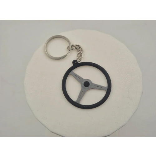 Oto Direksiyon Anahtarlık - Araç Direksiyon Anahtarlık - Direksiyon Şeklinde Araba Anahtarlığı