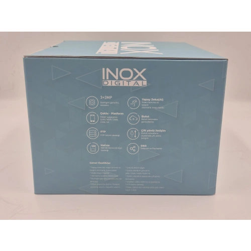 İnox Güvenlik Kamerası - İnox X102 3+3MP Dual Lens WİFİ Güvenlik Kamerası