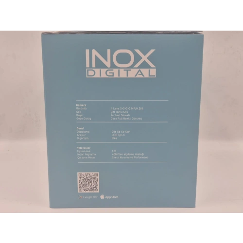 İnox Solar Güvenlik Kamerası - İnox X14 4G e-SİM Destekli 2 + 2 + 2 + 2 MP Güneş Enerjili Güvenlik Kamerası