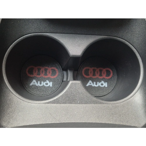 Audi Araç Bardaklık Altlığı , Audi Şişe ve Bardak Altlığı, Audi Logolu Oto Bardaklık Altlığı