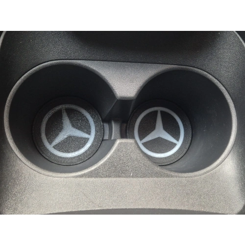 Mercedes Araç Bardaklık Altlığı , Mercedes Şişe ve Bardak Altlığı, Mercedes Logolu Oto Bardaklık Altlığı