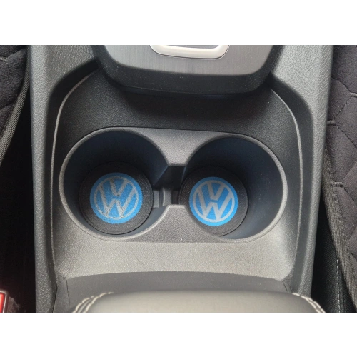 Volkswagen Araç Bardaklık Altlığı , VW Şişe ve Bardak Altlığı, Volkswagen Logolu Oto Bardaklık Altlığı