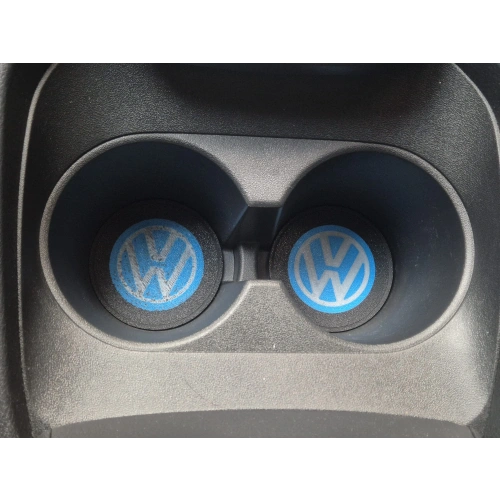 Volkswagen Araç Bardaklık Altlığı , VW Şişe ve Bardak Altlığı, Volkswagen Logolu Oto Bardaklık Altlığı