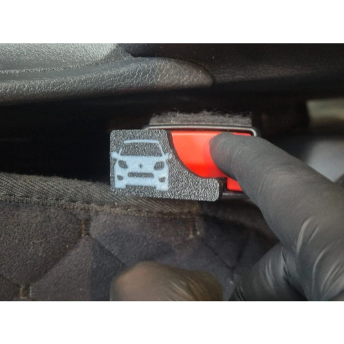 Araba Logolu Kemer Tokası , Universal Araç Kemer İkaz Susturucu , Kemer Bip Bip Susturucu - 2 Adet