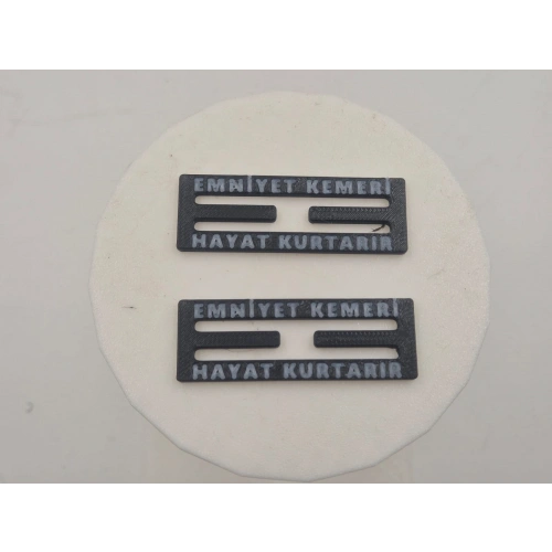 Araç Kemer Tokası Tutucu, Araç Kemer Tokası Klipsi , Kemer Tokası Sabitleyici - 2 Adet