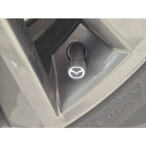 Mazda Sibop Kapağı , Mazda Araç Lastik Sibop Kapağı , Mazda Araç Tekerlek Sibop Kapağı - 4 Adet