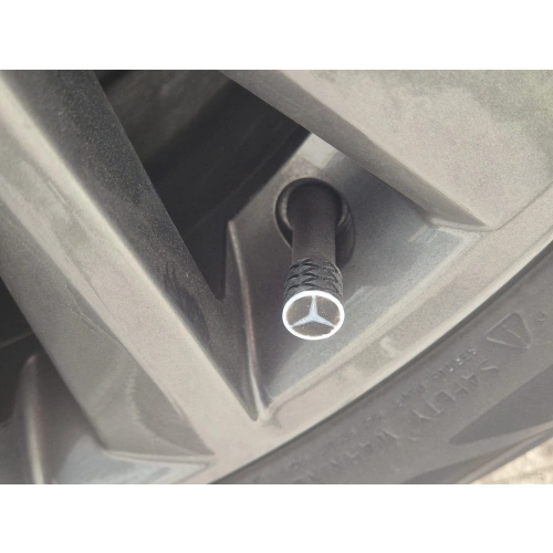 Mercedes Sibop Kapağı , Mercedes & Benz Araç Lastik Sibop Kapağı , Mercedes Araç Tekerlek Sibop Kapağı - 4 Adet